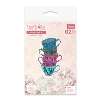 Couture Creations Stamp and Die Set - Vintage Tea - High Tea Cup