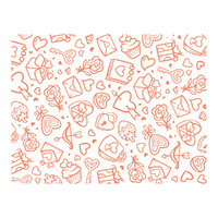 Couture Creations - Parkside Crafts Background Photopolymer Stamp Set - Valentines