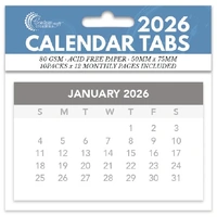 Couture Creations Calendar Tabs 10 Pack 2026
