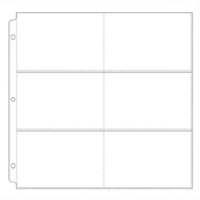 Couture Creations D Ring Album Refill Sleeves 6”x4” Pockets 10/Pkg