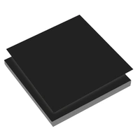 12 X 12 Black Smooth Cardstock - 300gsm - 10 Sheets