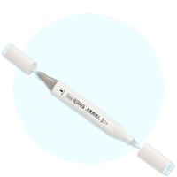 Couture Creations Alcohol Ink Marker Twin Tip Pale Blue COAP9482