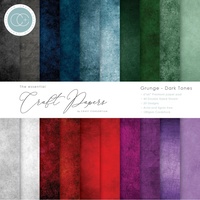 Craft Consortium Double-Sided Paper Pad 6x6 40/Pkg Grunge-Dark Tones
