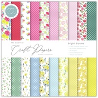 Craft Consortium Double-Sided Paper Pad 6x6 40/Pkg Bright Blooms