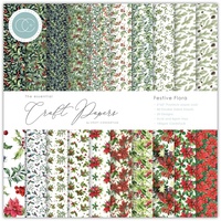 Craft Consortium Double-Sided Paper Pad 6x6 40/Pkg Festive Flora