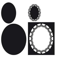 Marianne Design Craftables Dies Passepartout Oval CR1241 