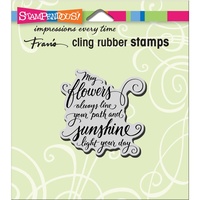 Stampendous Cling Rubber Stamps May Flowers
