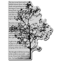 Stampendous Cling Rubber Stamps Tree Poem 