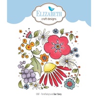 Elizabeth Craft Clear Stamps Floral Background