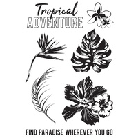 KaiserCraft Clear Stamps Paradise Found CS347