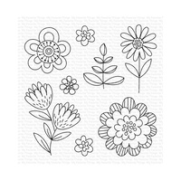 My Favourite Things Clear Stamps Fun Flowers CS487