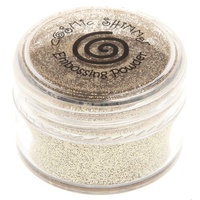 Cosmic Shimmer Brilliant Sparkle Embossing Powder White Gold