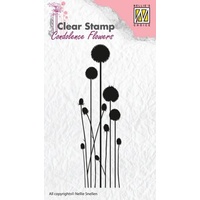 Nellie Snellen Clear Stamps Condolence Flower 3 CSCF003