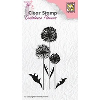 Nellie Snellen Clear Stamps Condolence Flower 6 CSCF006