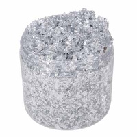 Cosmic Shimmer Gilding Flakes 200ml Silver Moon