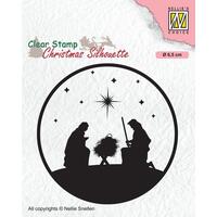Nellie Snellen Christmas Silhouette Clear Stamps Nativity 3