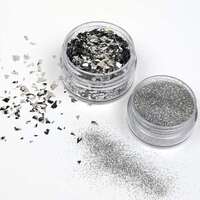 Cosmic Shimmer Spangles Pure Silver Duo Set