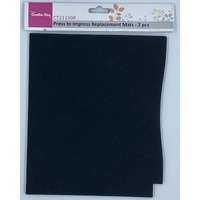Crafts-Too Press to Impress Stamping Tool Replacement Mats x2