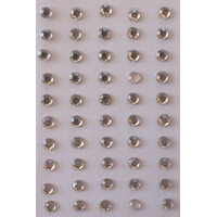 Crafts-Too Embellishment 50 Adhesive 5mm Dots Clear
