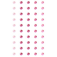 Crafts-Too Embellishment 50 Adhesive 5mm Dots Mixed Pink