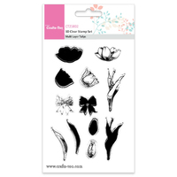 Crafts-Too 3D Clear Stamps Multi Layer Tulips