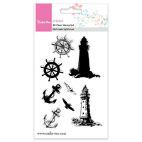 Crafts-Too 3D Clear Stamps Multi Layer Lighthouse