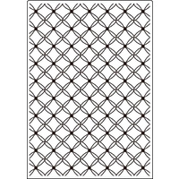 Crafts-Too Embossing Folder A4 Fancy Lattice CTA406