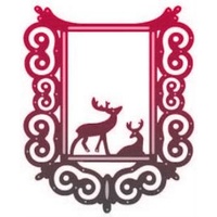 Crafts-Too Cutting and Embossing Dies Deer Frame 