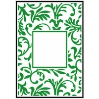Crafts-Too Embossing Folder Floral Frame 4.25x5.5  