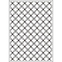Crafts-Too Embossing Folder Lattice 5x7 