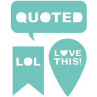 KaiserCraft Die Speech Bubble 