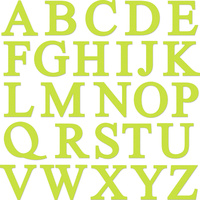 KaiserCraft Die Uppercase Alphabet