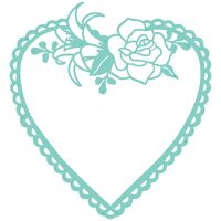 KaiserCraft Die Flora Heart Frame