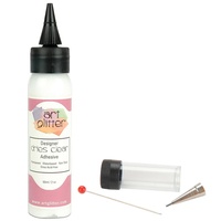Art Glitter Designer Dries Clear Adhesive 60ml Plus Metal Tip