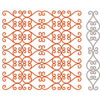 Marianne Design Embossing Folder 5x5 Regency + Die DF3415