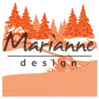 Marianne Design Embossing Folder 6x6 Winterwood DF3441
