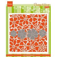 Marianne Design Embossing Folder 6x6 Poppies DF3452