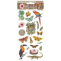 Stamperia Adhesive Chipboard 6x12 inch Amazonia