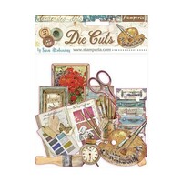 Stamperia Die Cuts 48/Pkg Atelier Des Arts