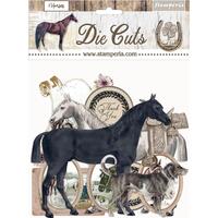 Stamperia Die Cuts Romantic Horses