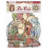 Stamperia Assorted Die Cuts Christmas Greetings