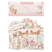 Stamperia Clear Die Cuts 40/Pkg Pink Christmas