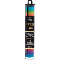 Deco Foil Specialty Transfer Sheets 6X12 5/Pkg Rainbow