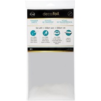 Deco Foil Transfer Sheet 6X12 20/Pkg Silver 