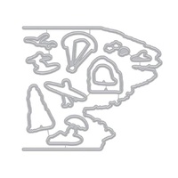 Hero Arts Frame Cut Dies Beach HeroScape