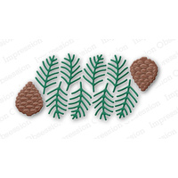 Impression Obsession Die Pine Sprig Cluster DIE097M 