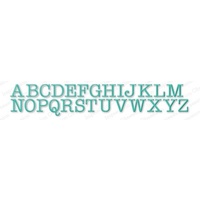Impression Obsession Die Alphabet Typewriter Uppercase DIE160U