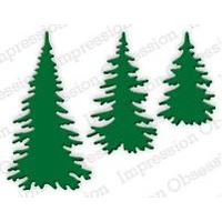 Impression Obsession Die Evergreen Trees DIE217E 