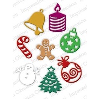 Impression Obsession Die Christmas Icons DIE220Q 