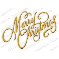 Impression Obsession Die Merry Christmas DIE236N 